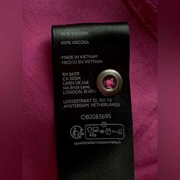 PILCRO $108 Pink Button-Up Blouse - Picture 5 of 5